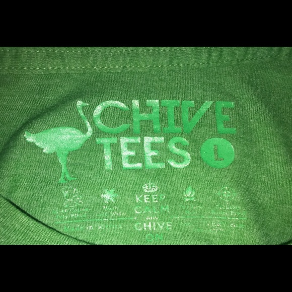 Lucky Green Chive Tee - Picture 3 of 4